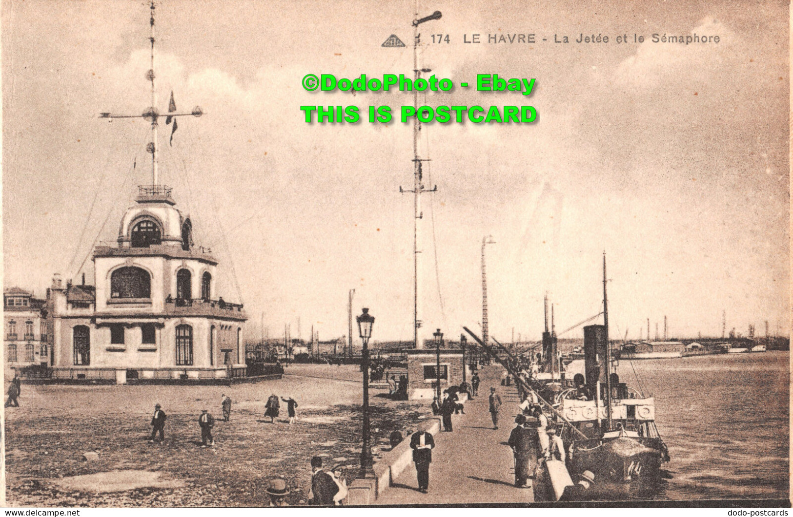 R404557 174. Le Havre. La Jetee Et Le Semaphore. Arts Photomecaniques - Mondo