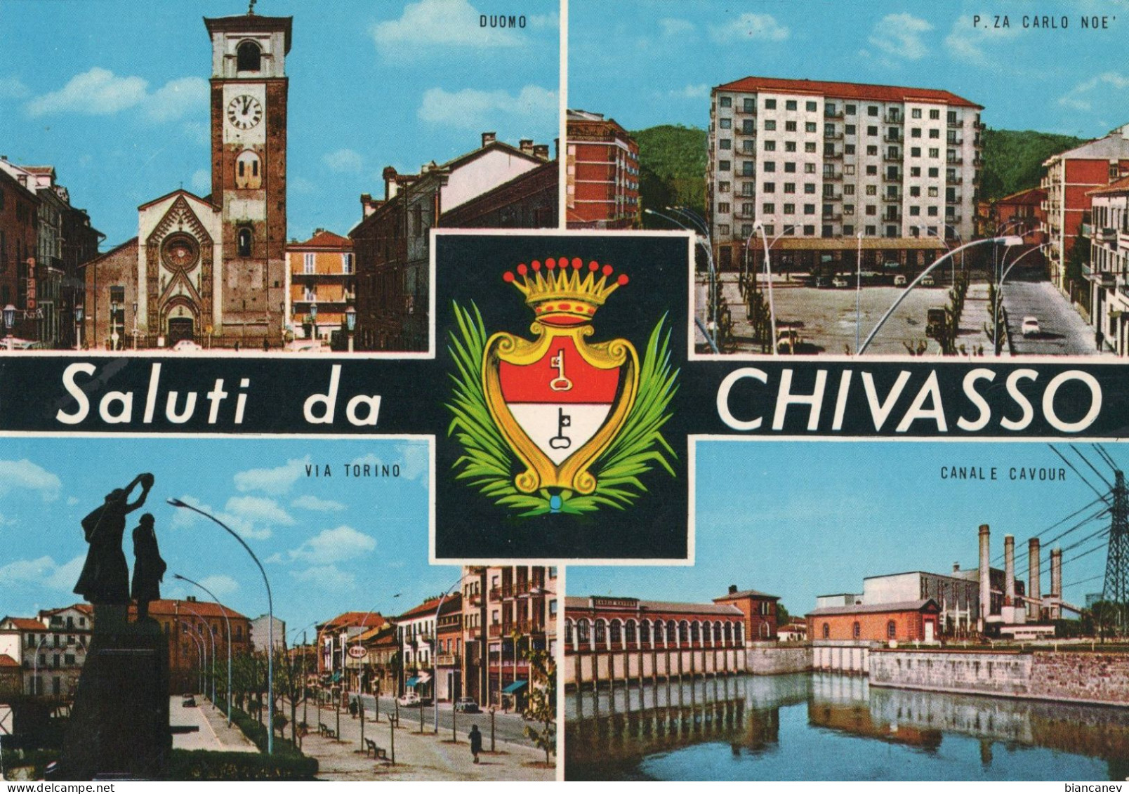 CARTOLINA DI CHIVASSO - TORINO - 6 - Andere & Zonder Classificatie