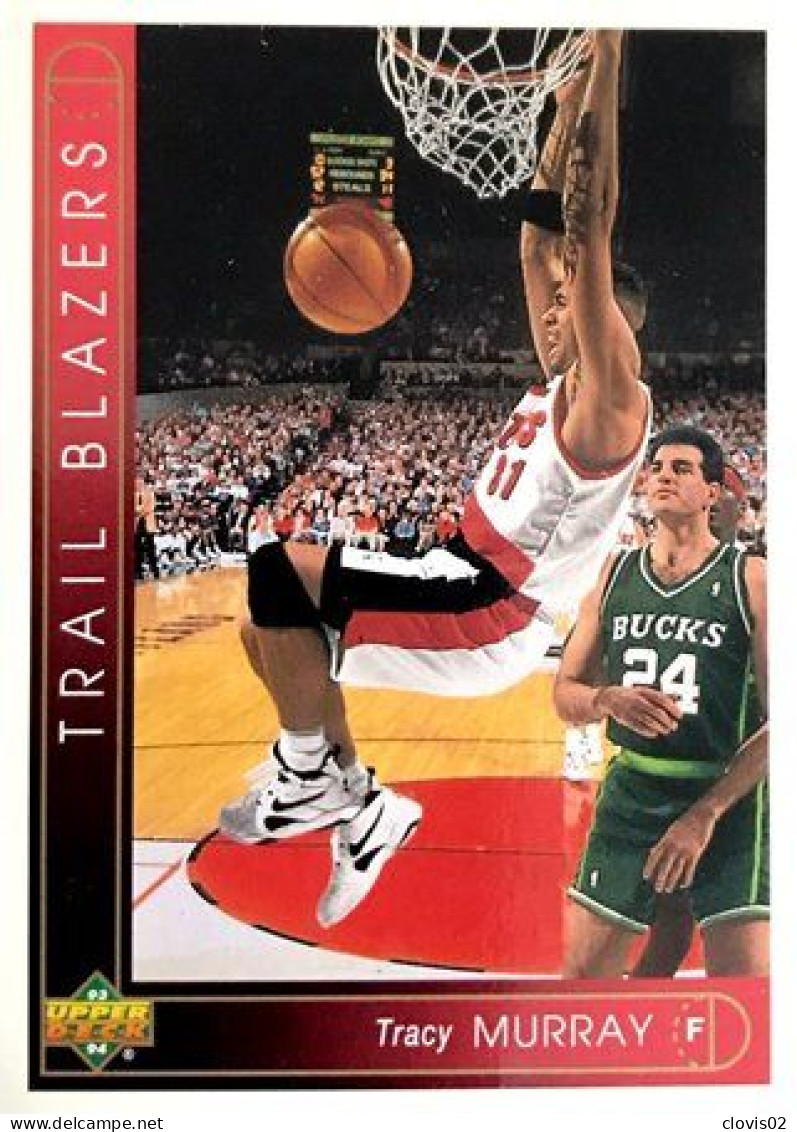 85 Tracy Murray - Portland Trail Blazers - Carte Upper Deck NBA 1993 - Other & Unclassified