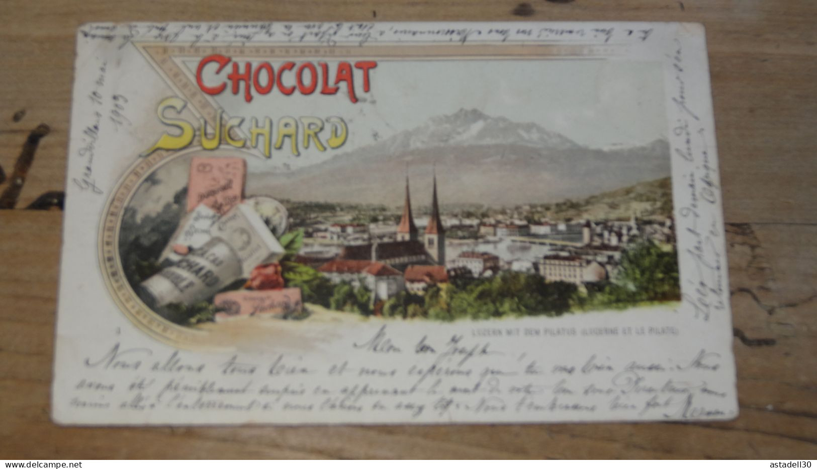 Publicité Chocolat SUCHARD  ................ BE-18239 - Advertising