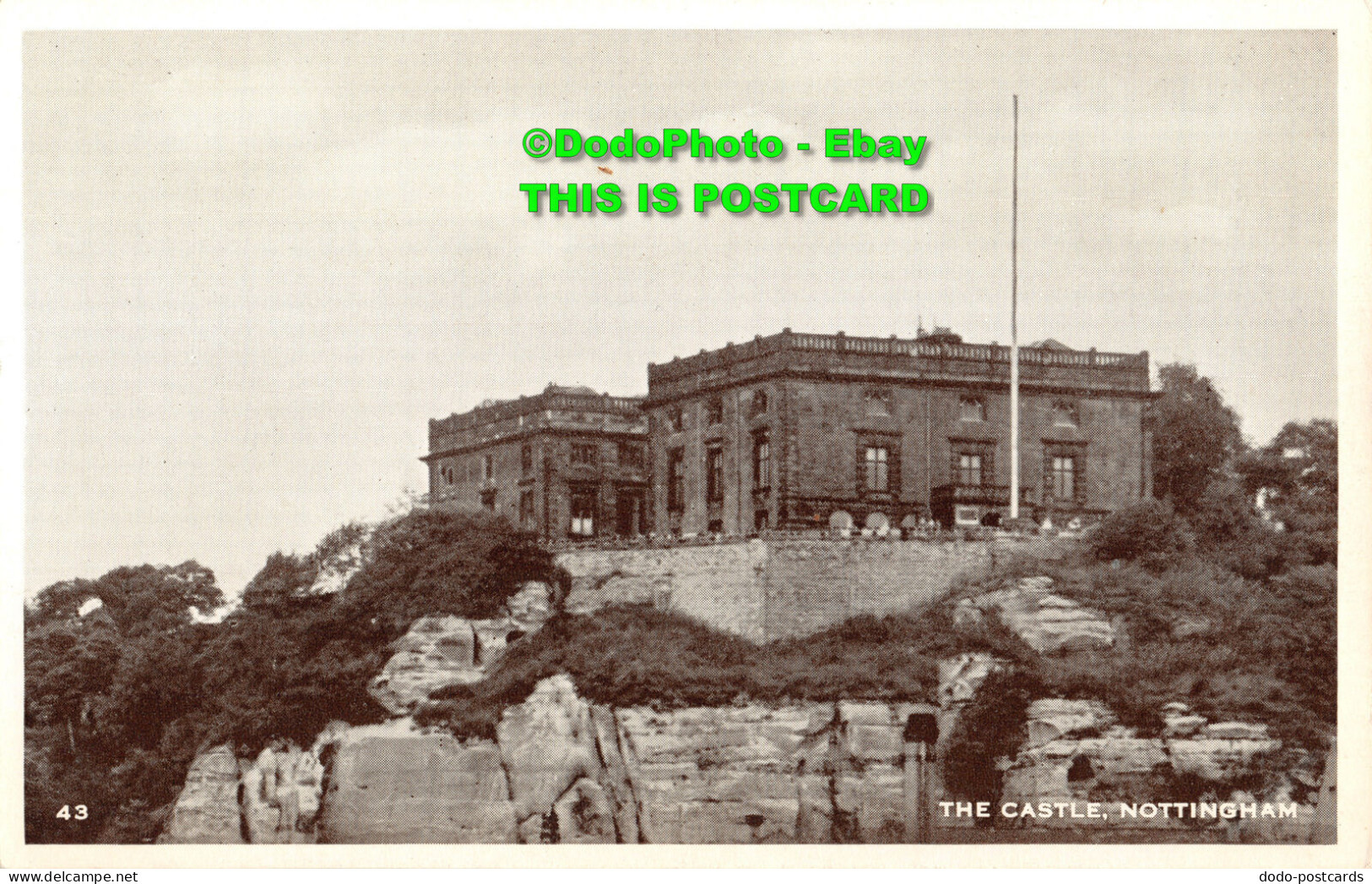 R405312 Nottingham. The Castle. Postcard - Mondo