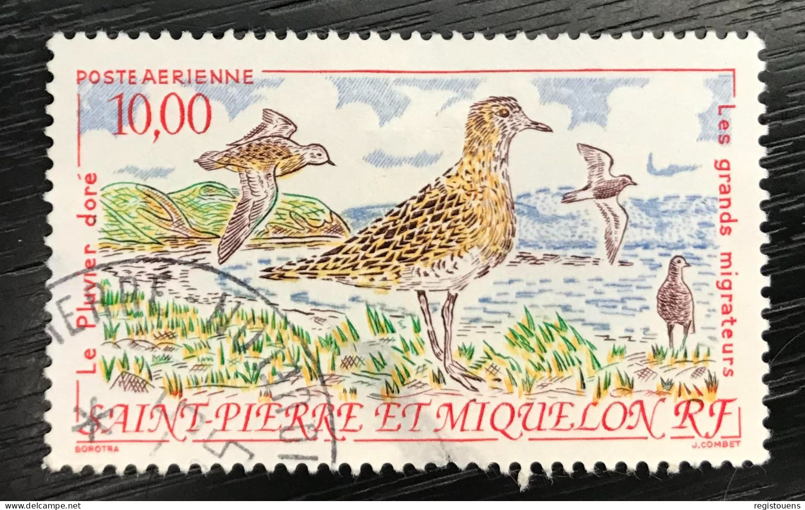 Timbre Oblitéré Saint-Pierre Et Miquelon 1993 Poste Aérienne Y&t N° 73 - Oblitérés