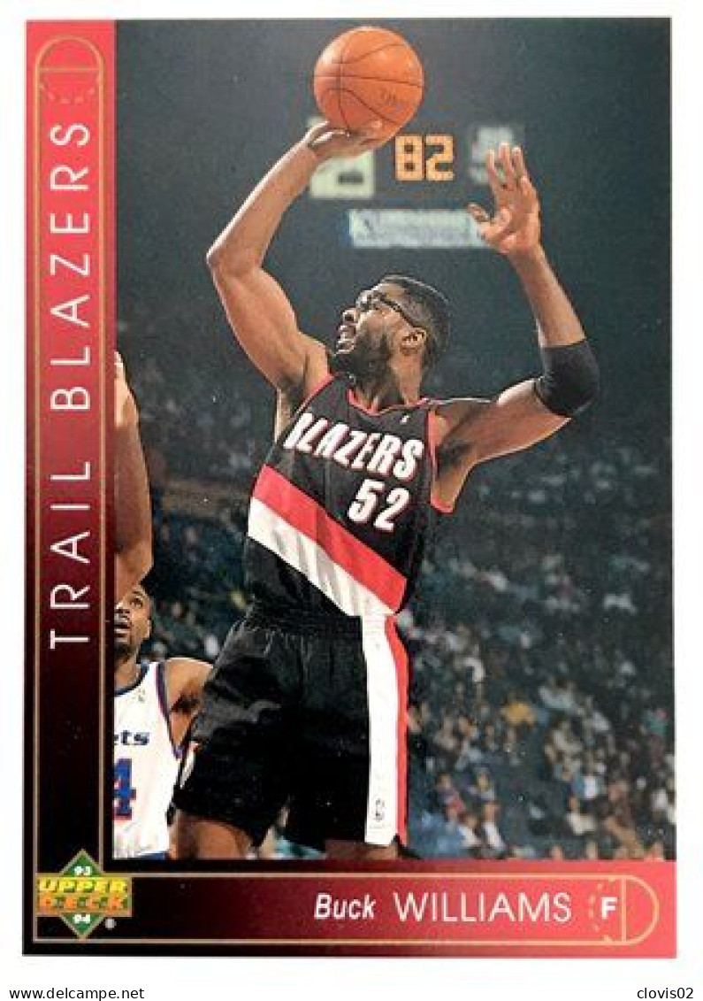 148 Buck Williams - Portland Trail Blazers - Carte Upper Deck NBA 1993 - Autres & Non Classés