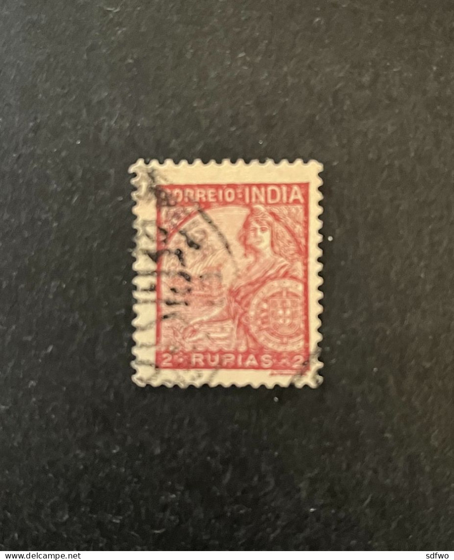 (T3) Portuguese India - 1933 Padroes 2 Rp - Used - Portugees-Indië