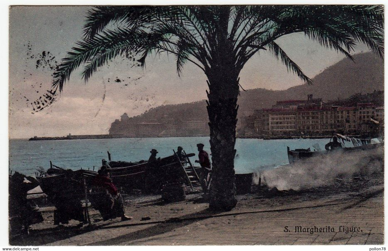 S. MARGHERITA LIGURE - GENOVA - 1923 - Animata - Barche - Vedi Retro - Formato Piccolo - Genova