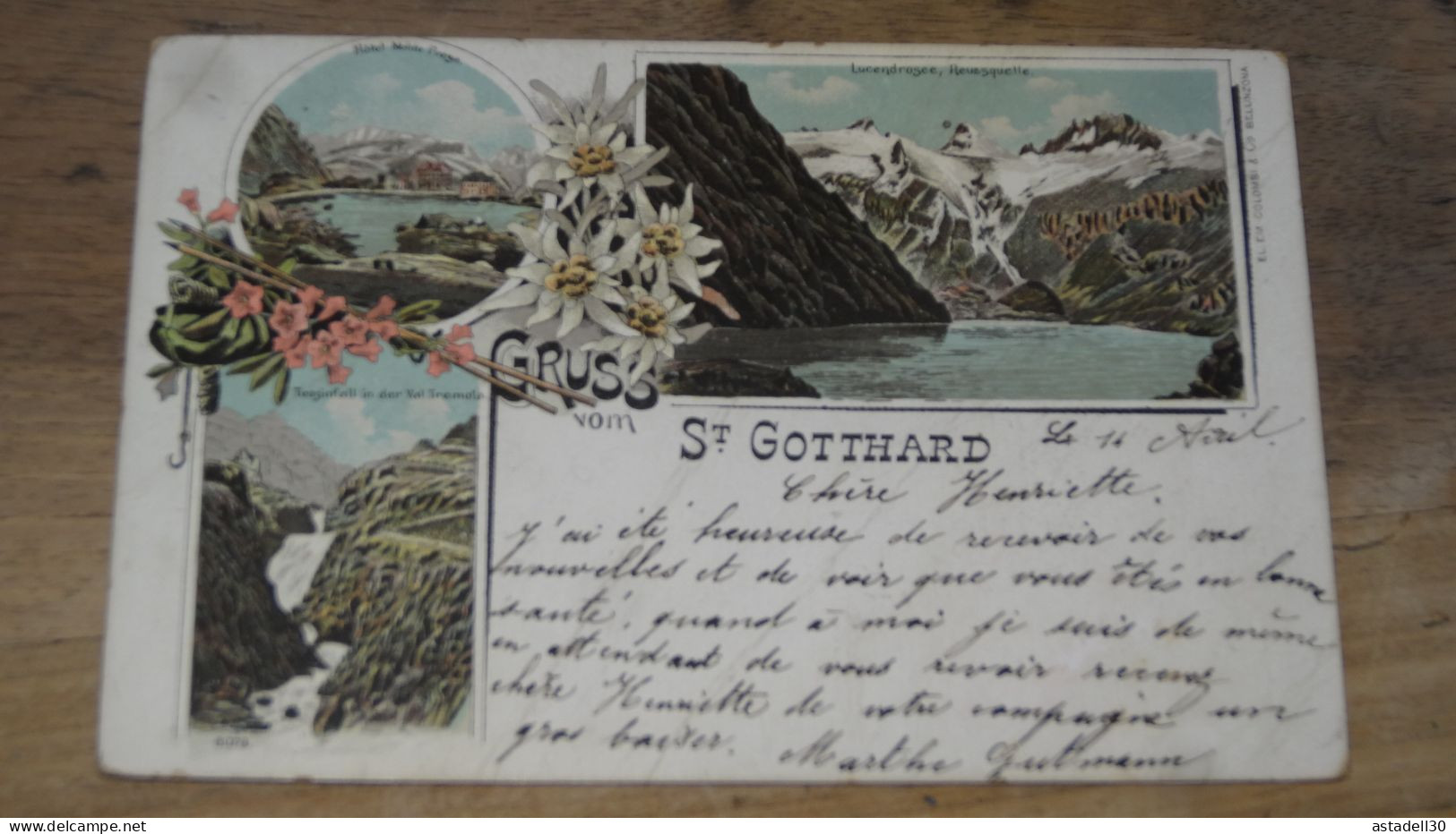 Gruss Vom SAINT GOTTHARD  ................ BE-18243 - Other & Unclassified