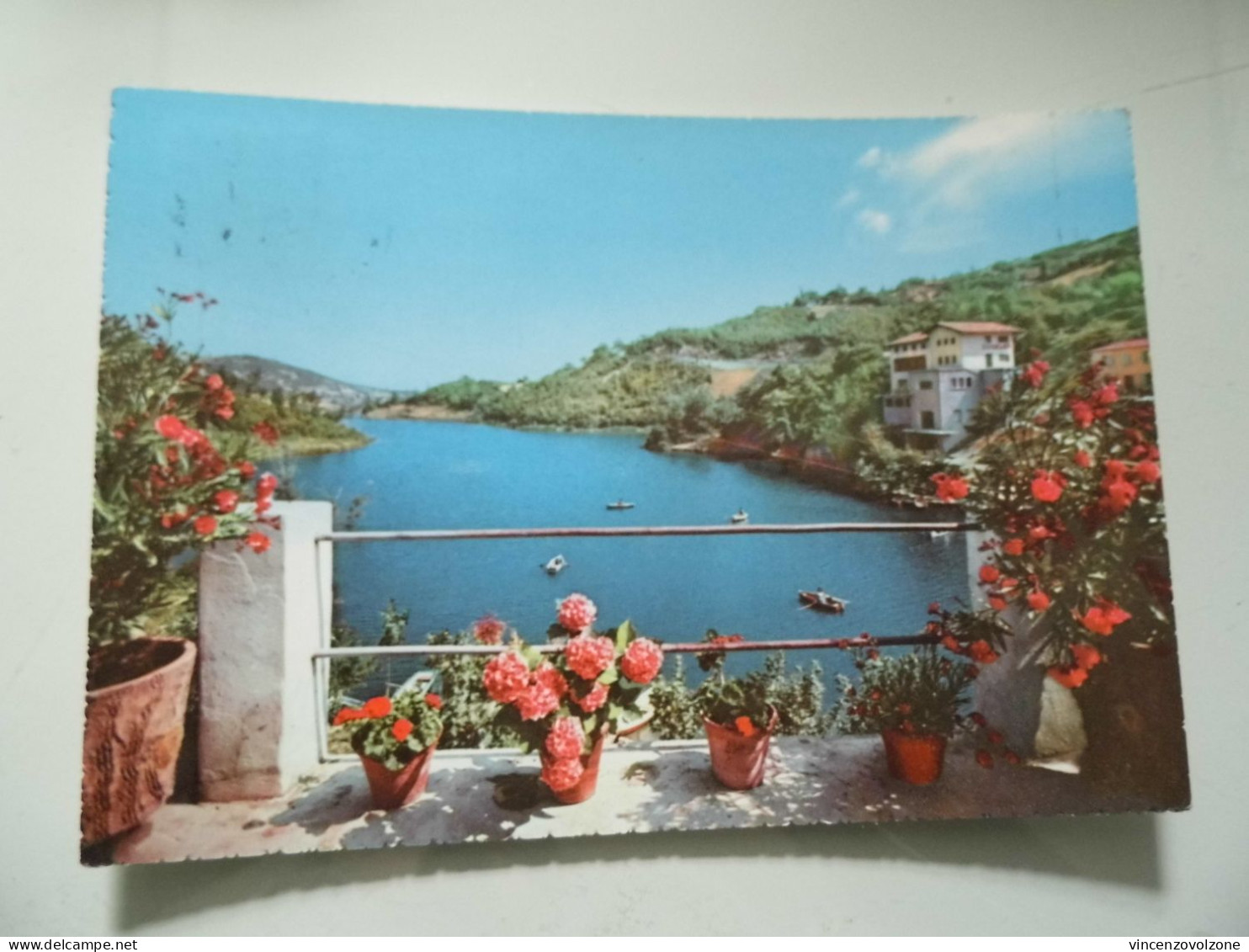 Cartolina Viaggiata "CASTEL DELL'ALPI Il Lago" 1958 - Bologna