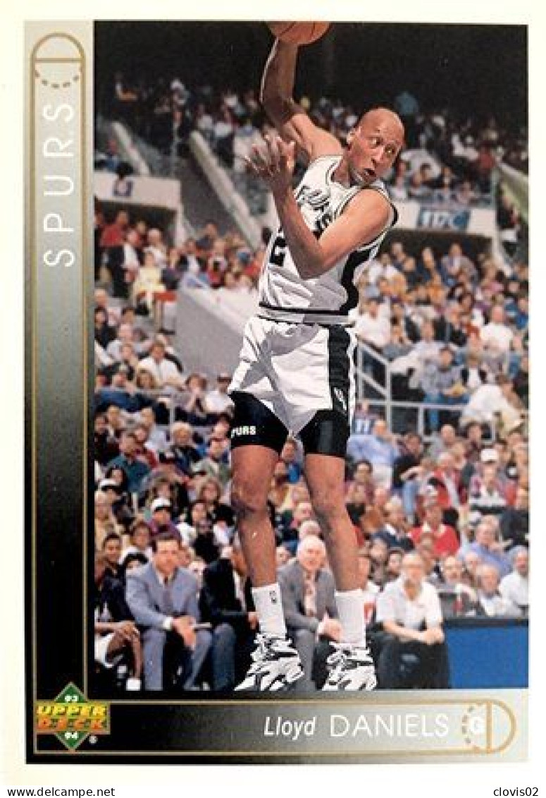 267 Lloyd Daniels - San Antonio Spurs - Carte Upper Deck NBA 1993 - Otros & Sin Clasificación