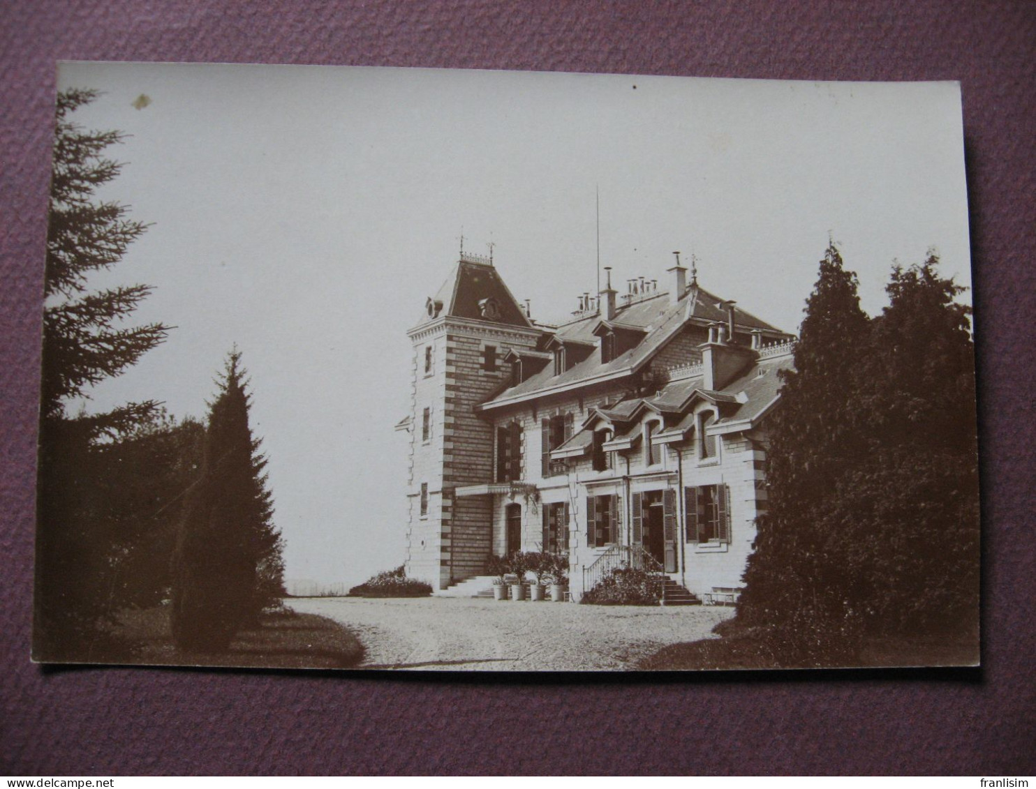 CPA PHOTO 39 ASNANS Chateau De BEAUVOISIN Canton TAVAUX - Castelli