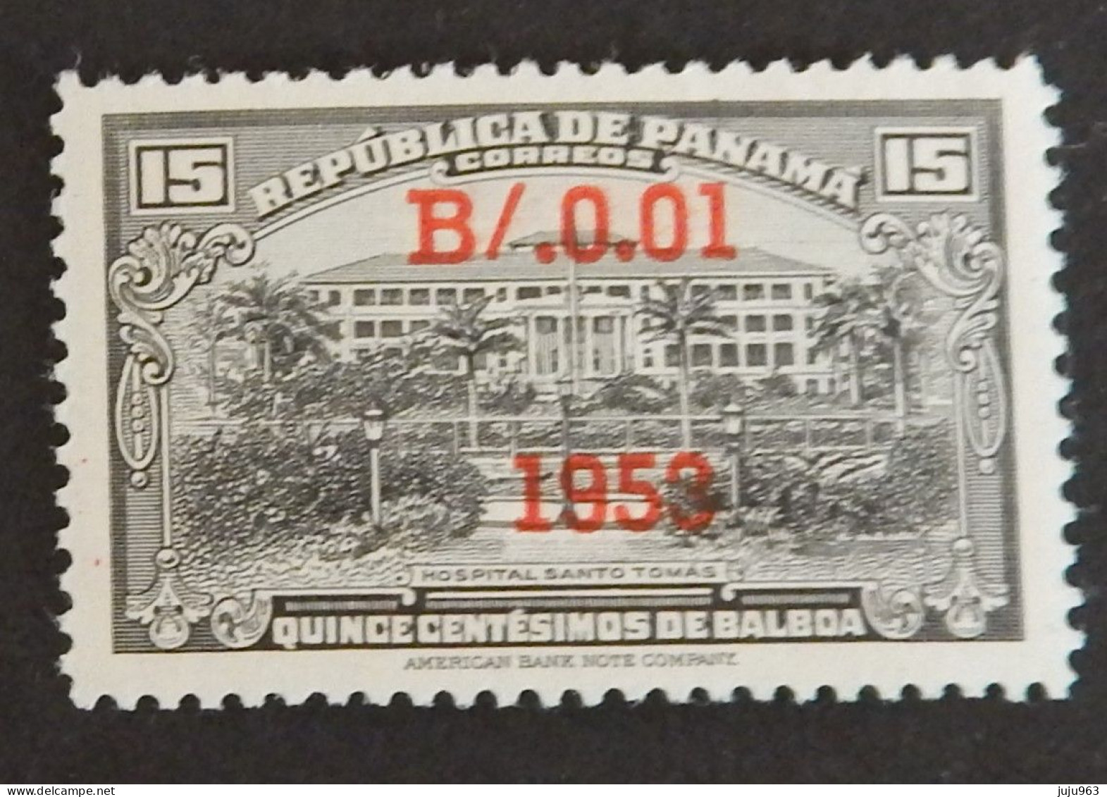 PANAMA YT 288 NEUF**MNH "HOPITAL SAINT THOMAS' ANNÉE 1953 - Panama