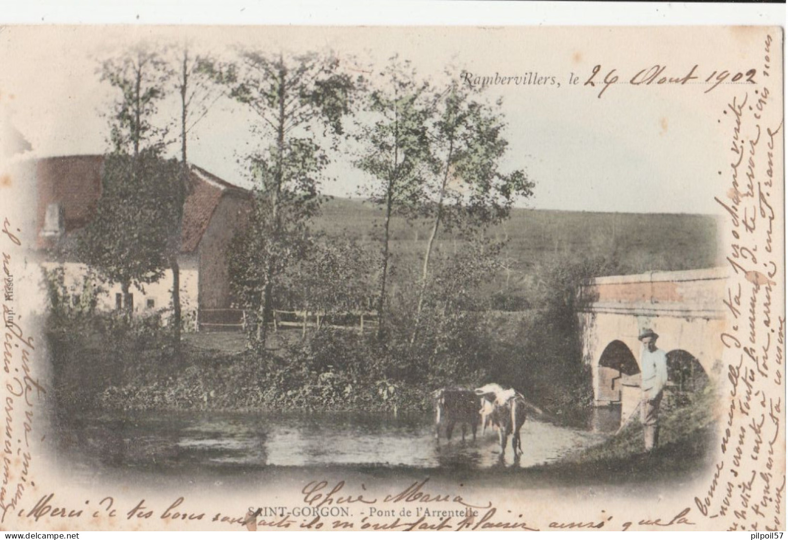 88 - RAMBERVILLERS - SAINT GORGON - Pont De L'Arrentelle - Rambervillers