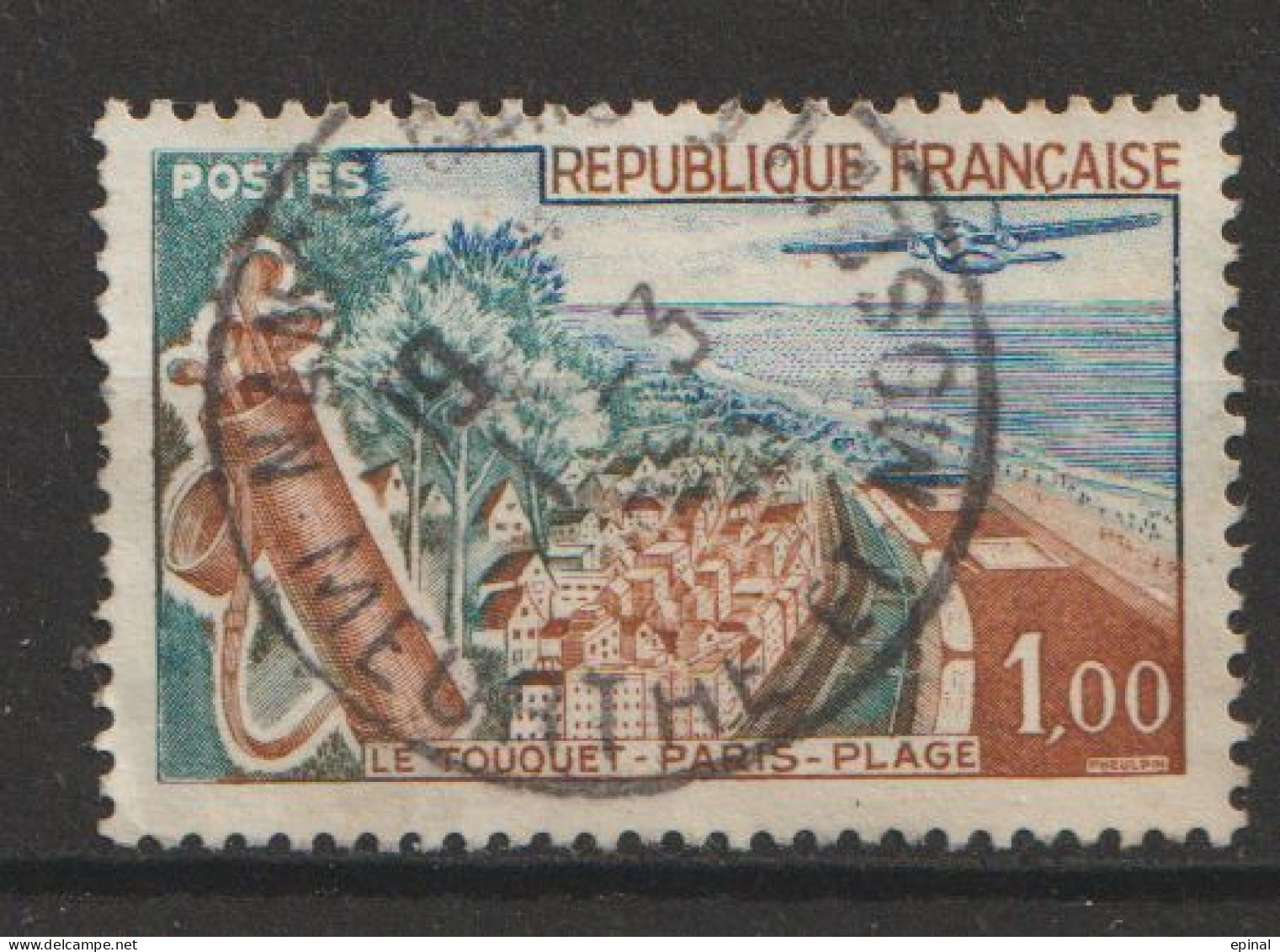 FRANCE : N° 1355 Oblitéré "TàD Rond" (Le Touquet-Paris-Plage) - PRIX FIXE - - Oblitérés