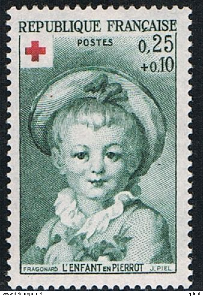 FRANCE : N° 1367 ** (Croix-Rouge) - PRIX FIXE - - Unused Stamps