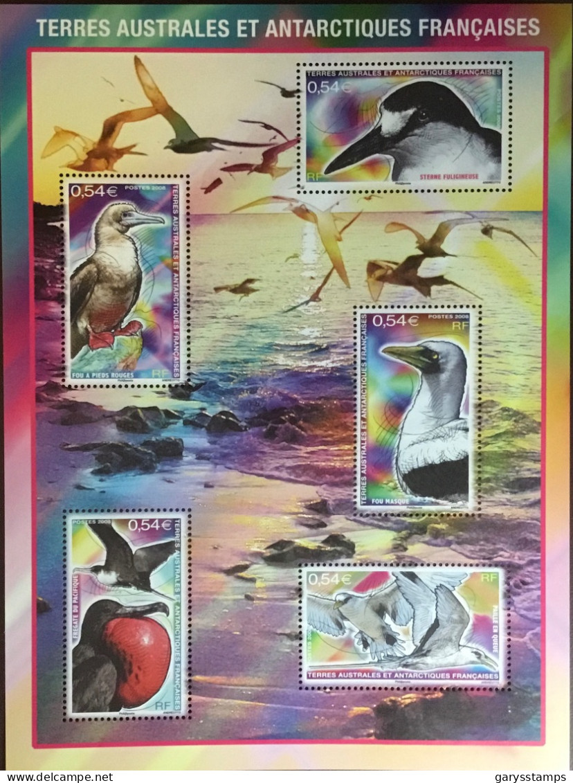 French Antarctic Territory TAAF 2008 Birds Sheetlet MNH - Autres & Non Classés