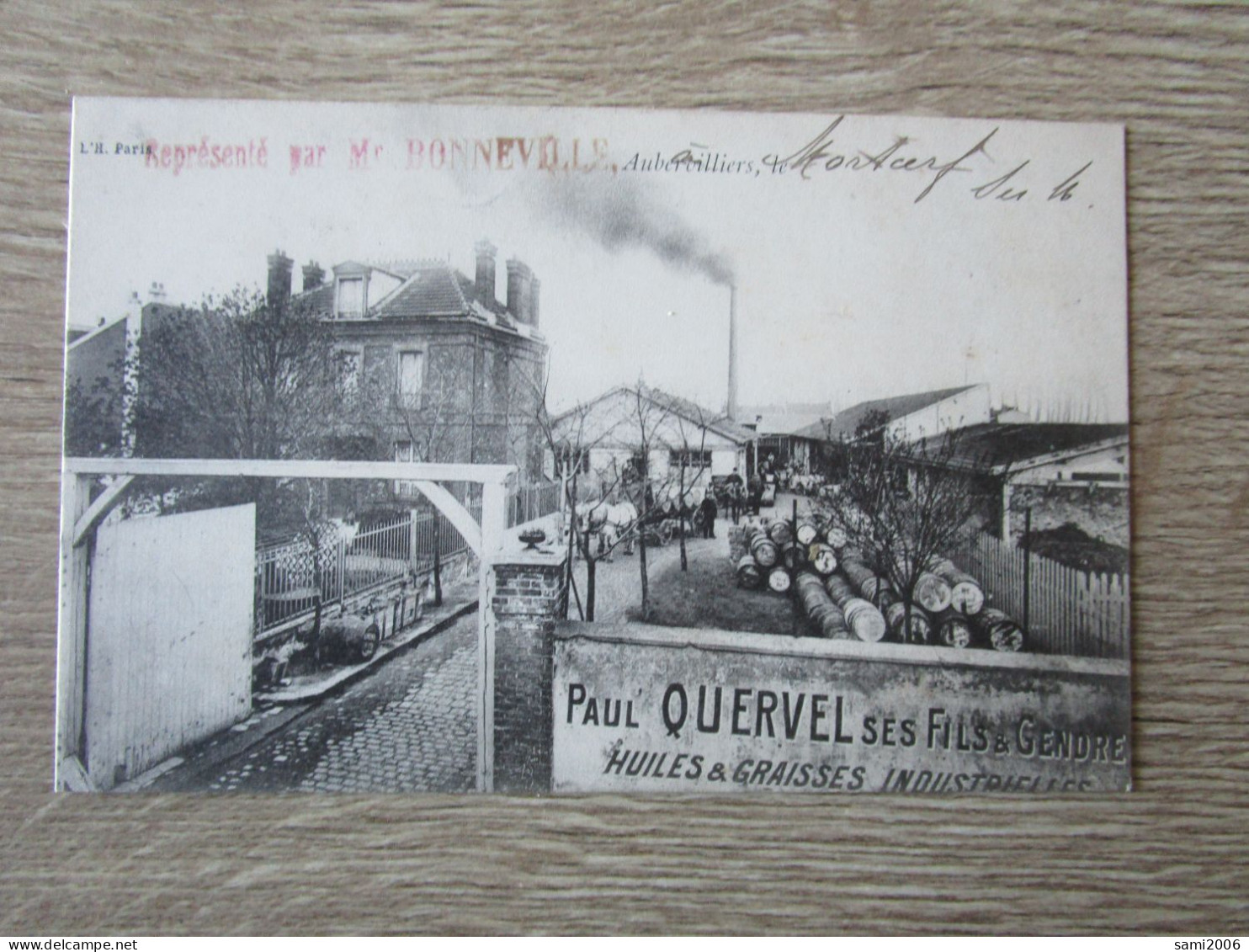 93 AUBERVILLIERS ENTREPRISE PAUL QUERVEL ET SES FILS HUILES ET GRAISSES INDUSTRIELLES - Aubervilliers