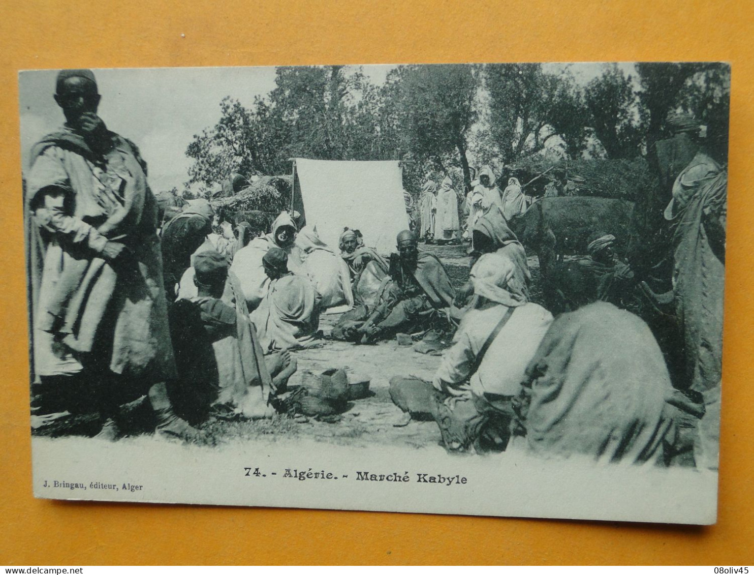 Cpa Algérie -- Marché Kabyle - Lot De 2 Cartes Différentes - TRES ANIMEES - Marktplaatsen