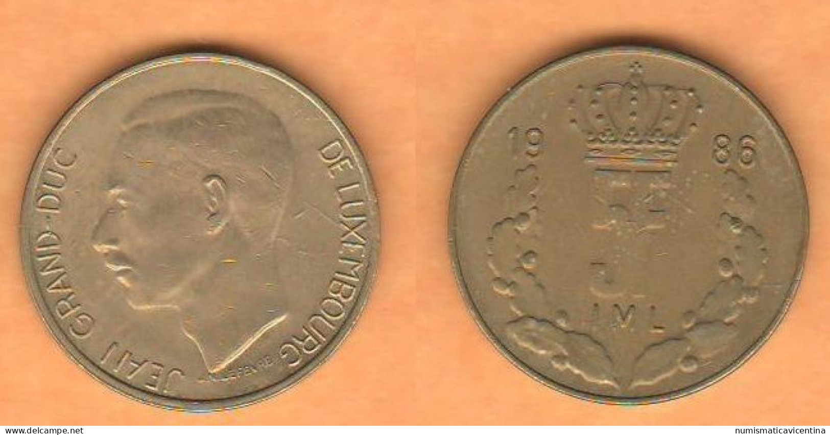 Lussemburgo 5 Francs 1986 Luxembourg Luxemburgo Letzeburg - Luxemburg