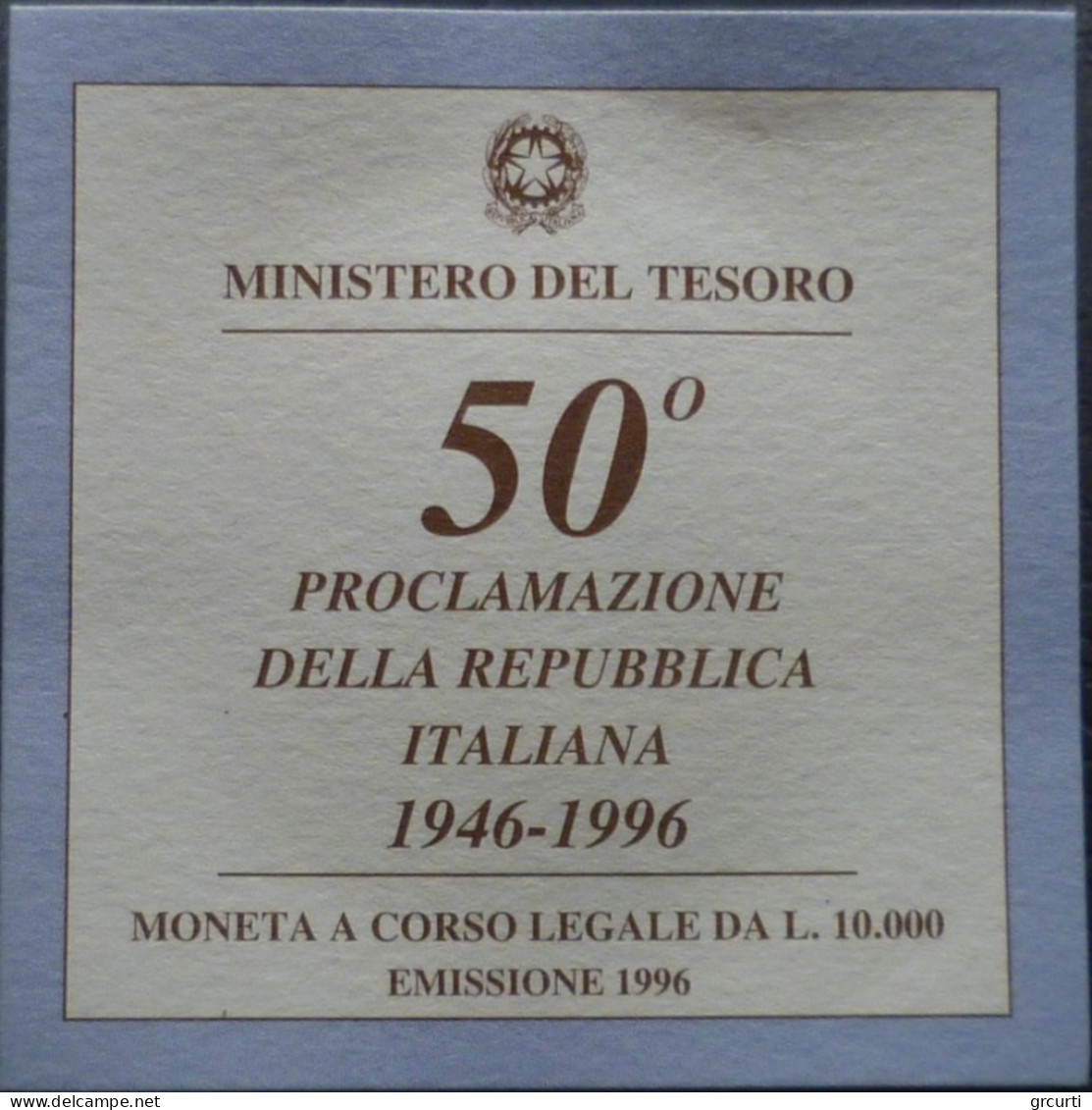 Italia - 10000 Lire 1996 - 50° Proclamazione Della Repubblica - 10 000 Lire