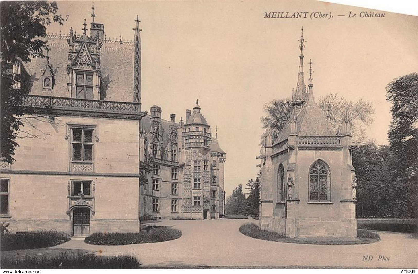 MEILLANT Le Chateau 3(scan Recto-verso) MA1813 - Meillant