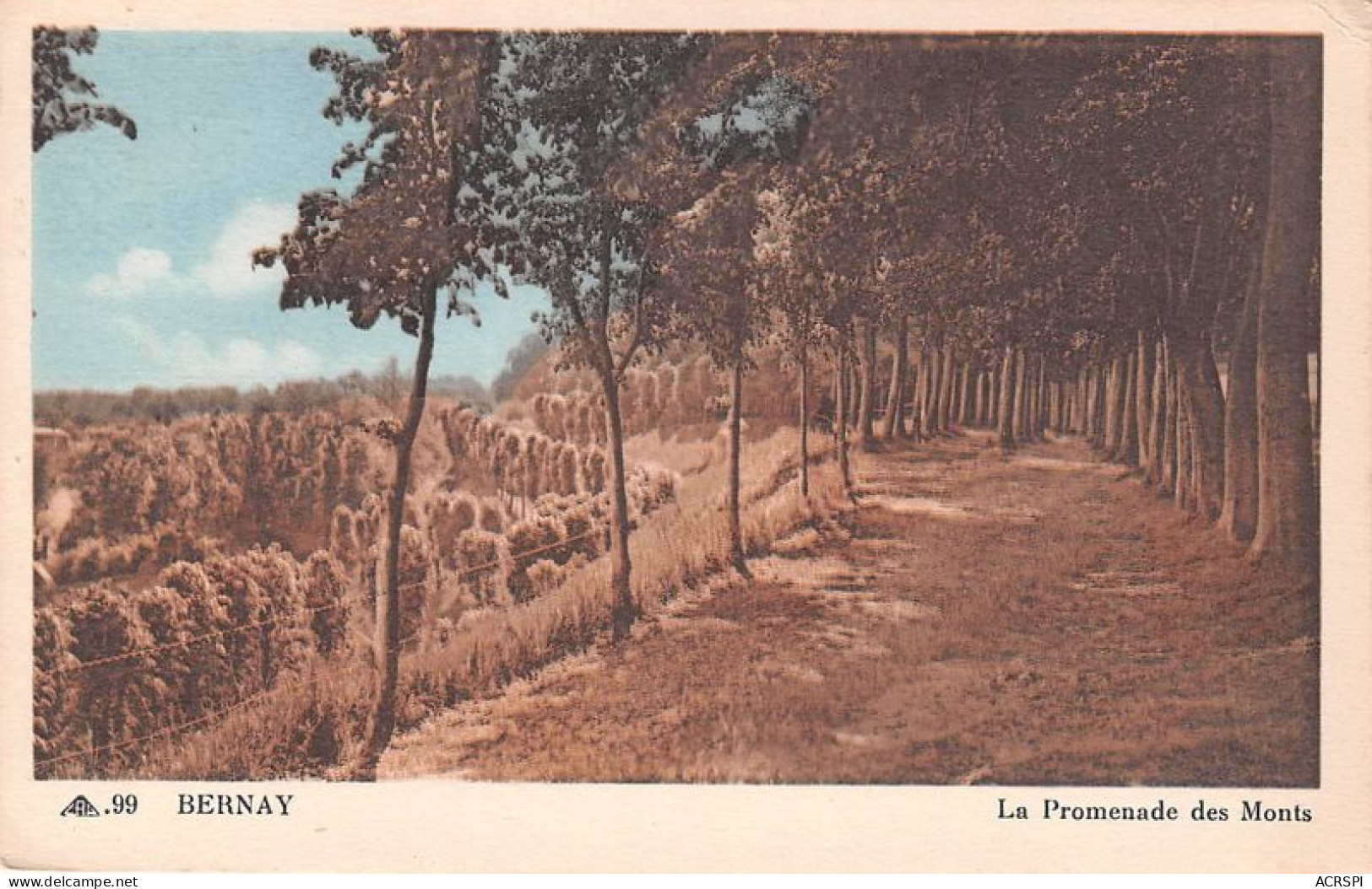 BERNAY La Promenade Des Monts 17(scan Recto-verso) MA1813 - Bernay