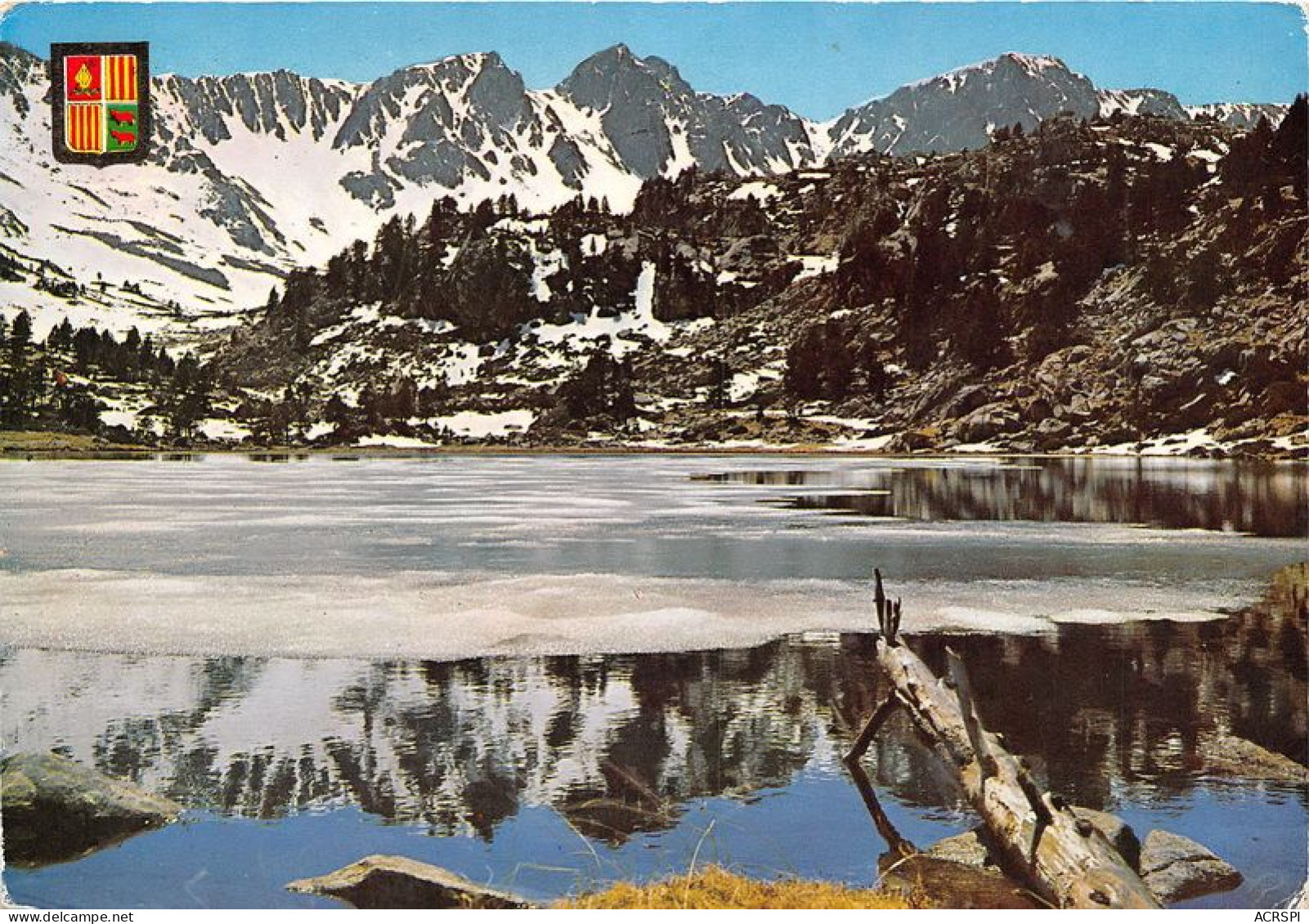 VALLS D ANDORRA Llac D Els Pessons Perspective 27(scan Recto-verso) MA1803 - Andorre