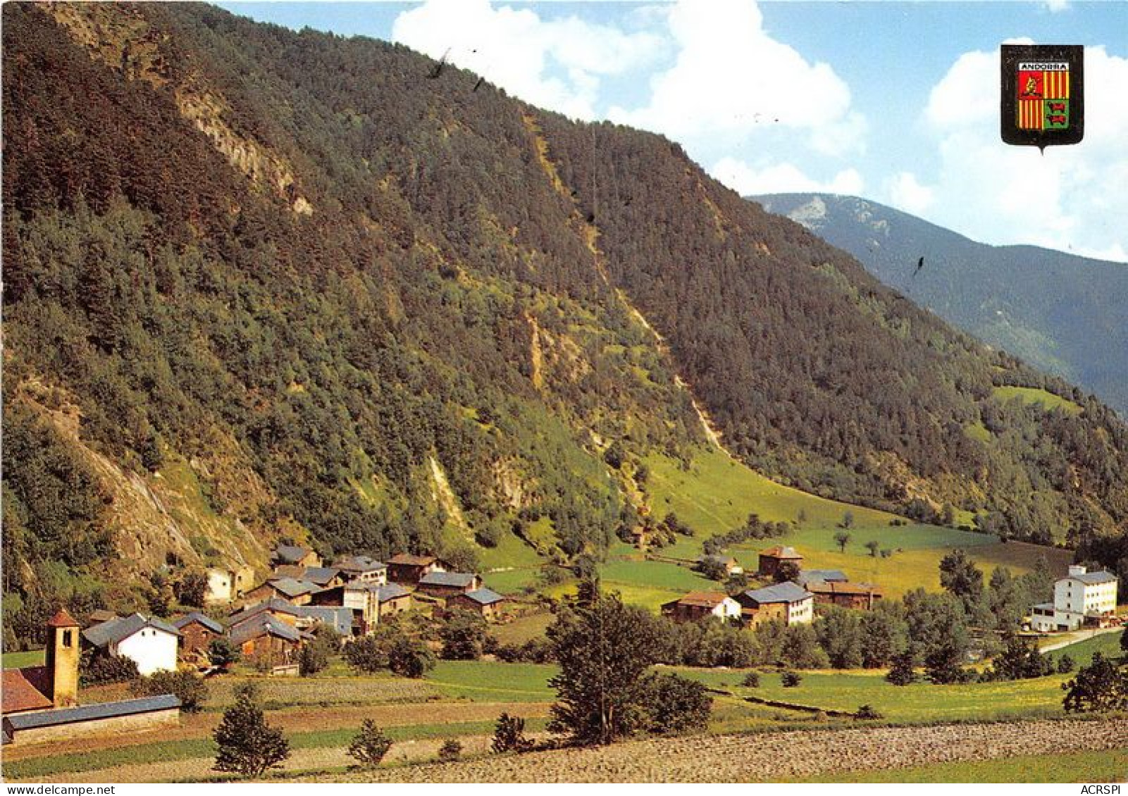 VALLS D ANDORRA La Cortinada Vista General 23(scan Recto-verso) MA1803 - Andorre