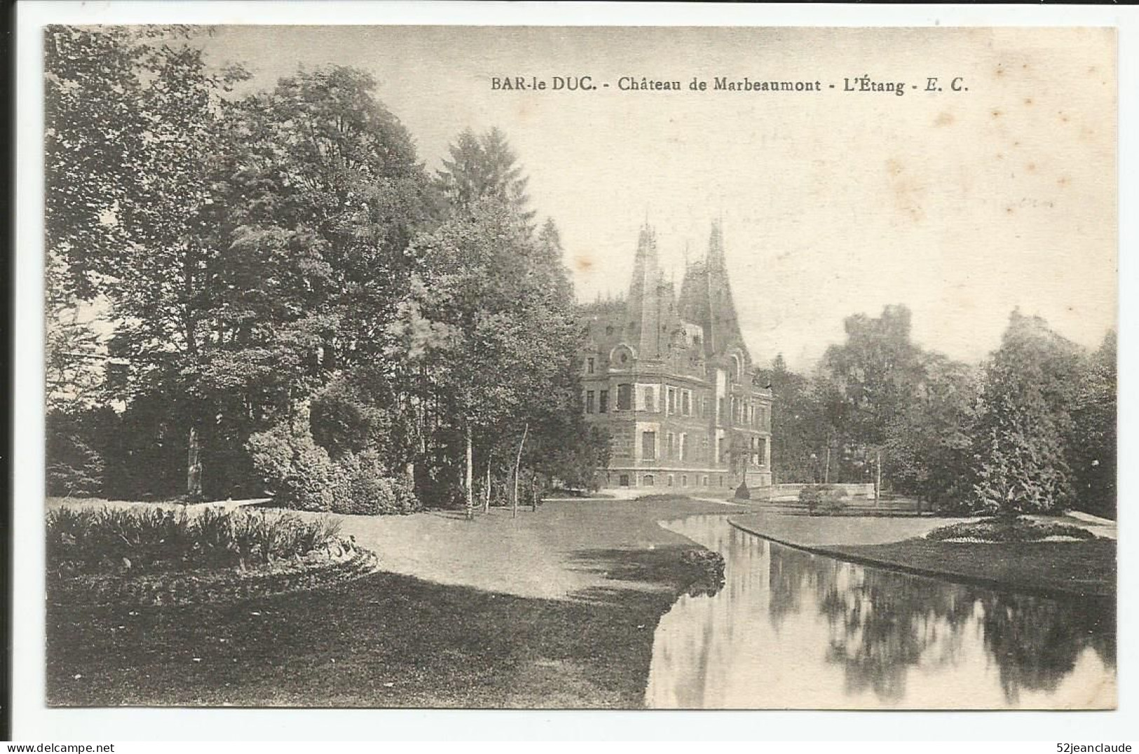 Le Château De Marbeaumont L'Etang   1910-20    N° - Bar Le Duc