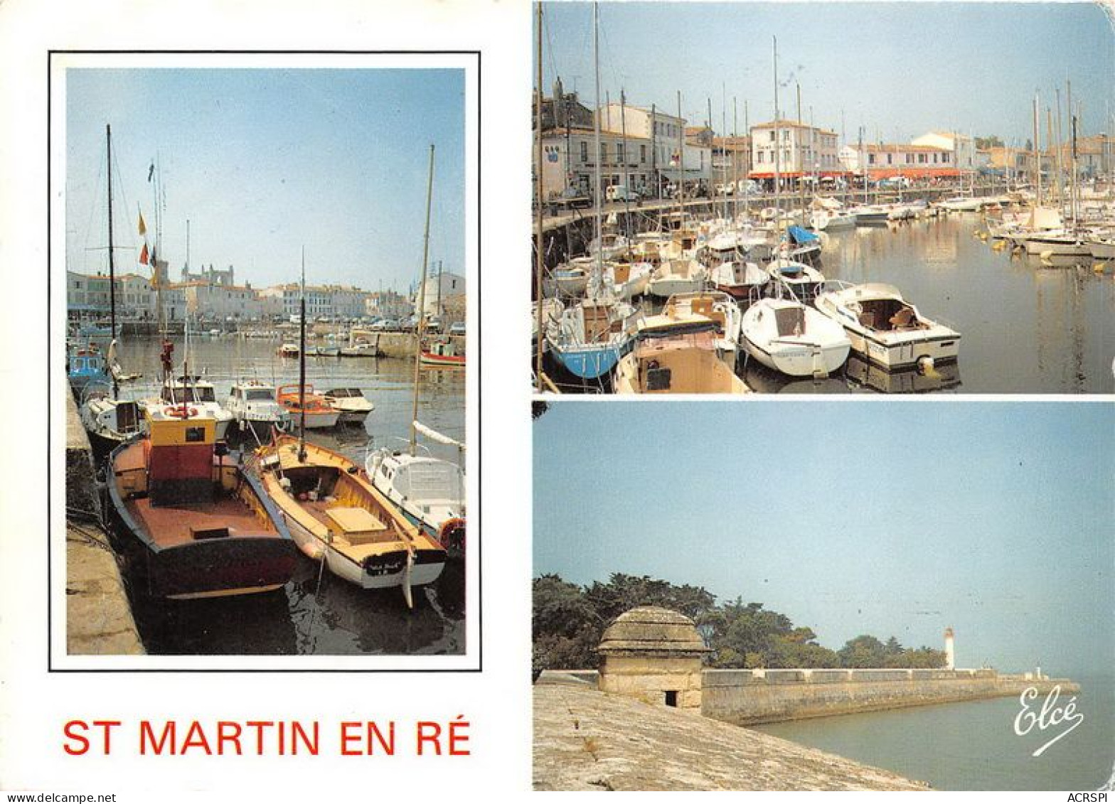 ILE DE RE LA BLANCHE SAINT MARTIN DE RE Le Port De Pplaisance Les Fortifications 2(scan Recto-verso) MA1841 - Saint-Martin-de-Ré