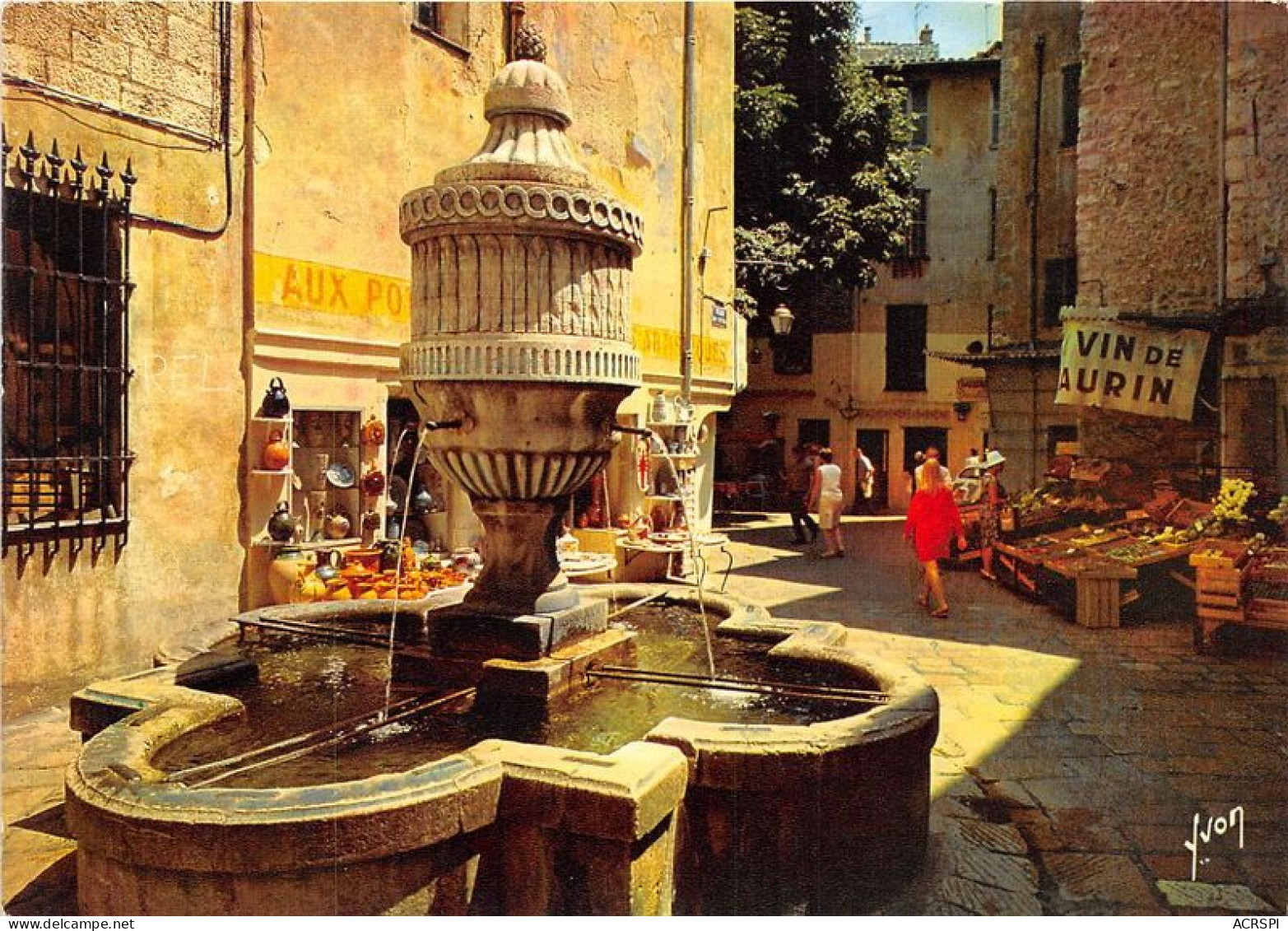 VENCE Fontaine De La Place Du Peyra 15(scan Recto-verso) MA1837 - Vence