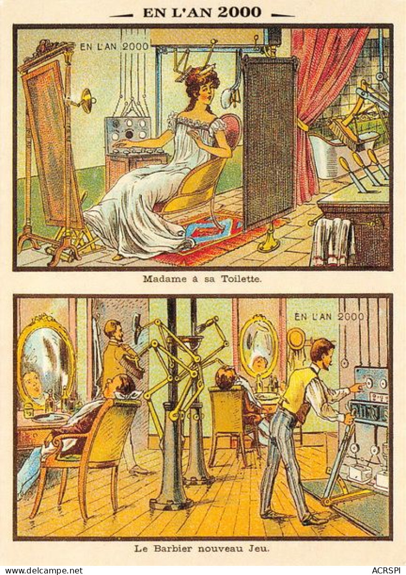 EN L N 2000 Les Oisn Du Corps Le XXIe Siecle Vu Par Un Illustrateur De 1900 27(scan Recto-verso) MA1832 - Reclame