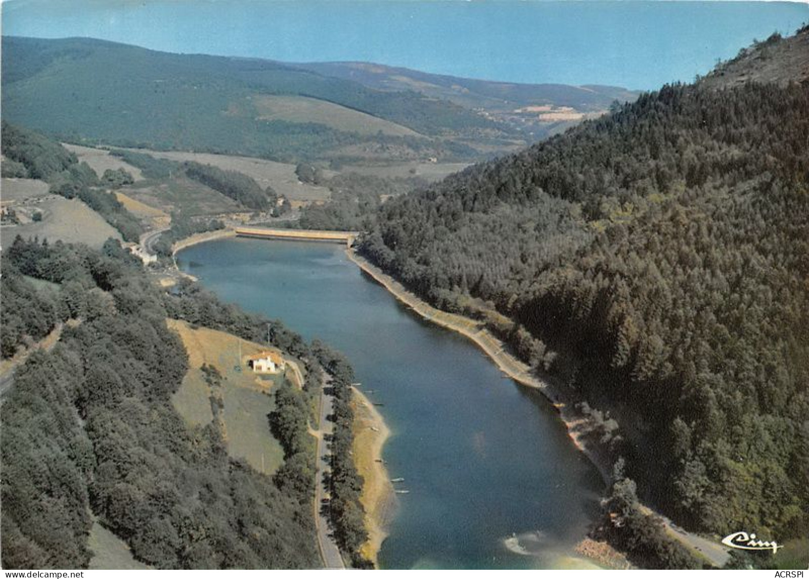 TARARE Le Barrage De Joux Vue Aerienne 12(scan Recto-verso) MA1822 - Tarare