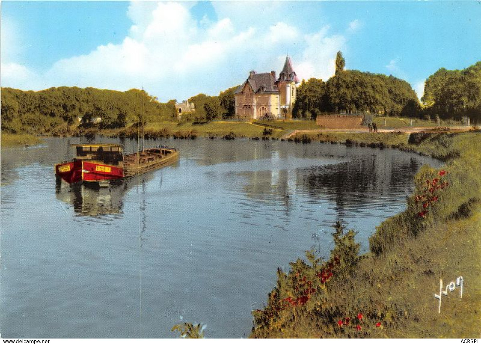 PONT SUR YONNE Le Chateau De Sixte 23(scan Recto-verso) MA1861 - Pont Sur Yonne