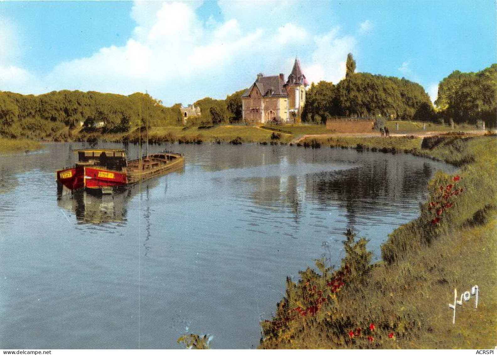 PONT SUR YONNE Le Chateau De Sixte 24(scan Recto-verso) MA1861 - Pont Sur Yonne