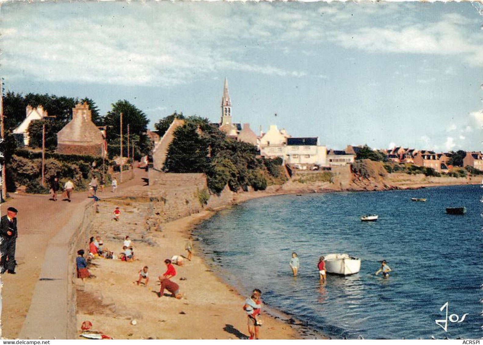 ILE DE BATZ La Plage 3(scan Recto-verso) MA1860 - Ile-de-Batz