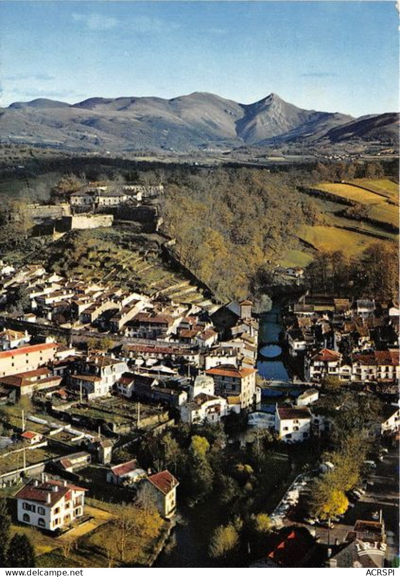 SAINT JEAN PIED D EPORT Vue Generale La Nive Au Fond Le Pic De Behorleguy 4(scan Recto-verso) MA1859 - Saint Jean Pied De Port