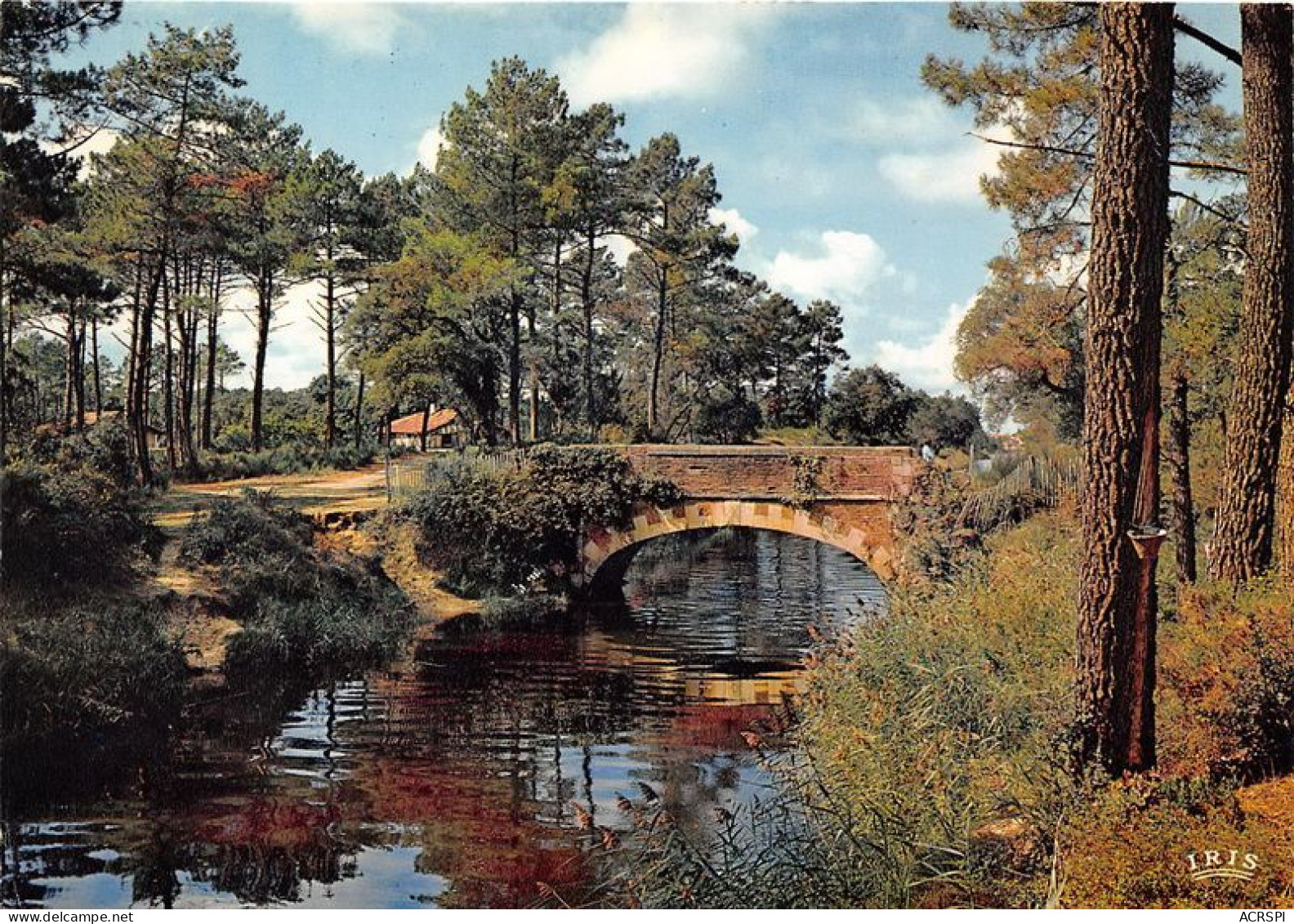 VIEUX BOUCAU Port D Albret Vieux Pont Sur Le Courant 22(scan Recto-verso) MA1854 - Vieux Boucau