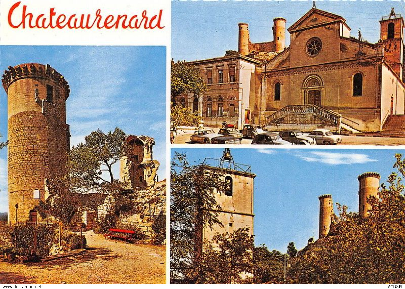 CHATEAURENARD L'eglise Le Vieux Chateau Son Clocher Et Ses Tours 11(scan Recto-verso) MA1852 - Chateaurenard