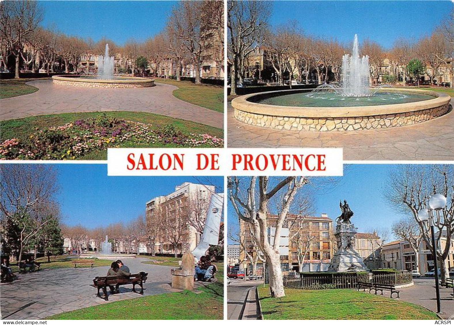 SALON DE PROVENCE Jardins Publicx Et Squares 29(scan Recto-verso) MA1852 - Salon De Provence