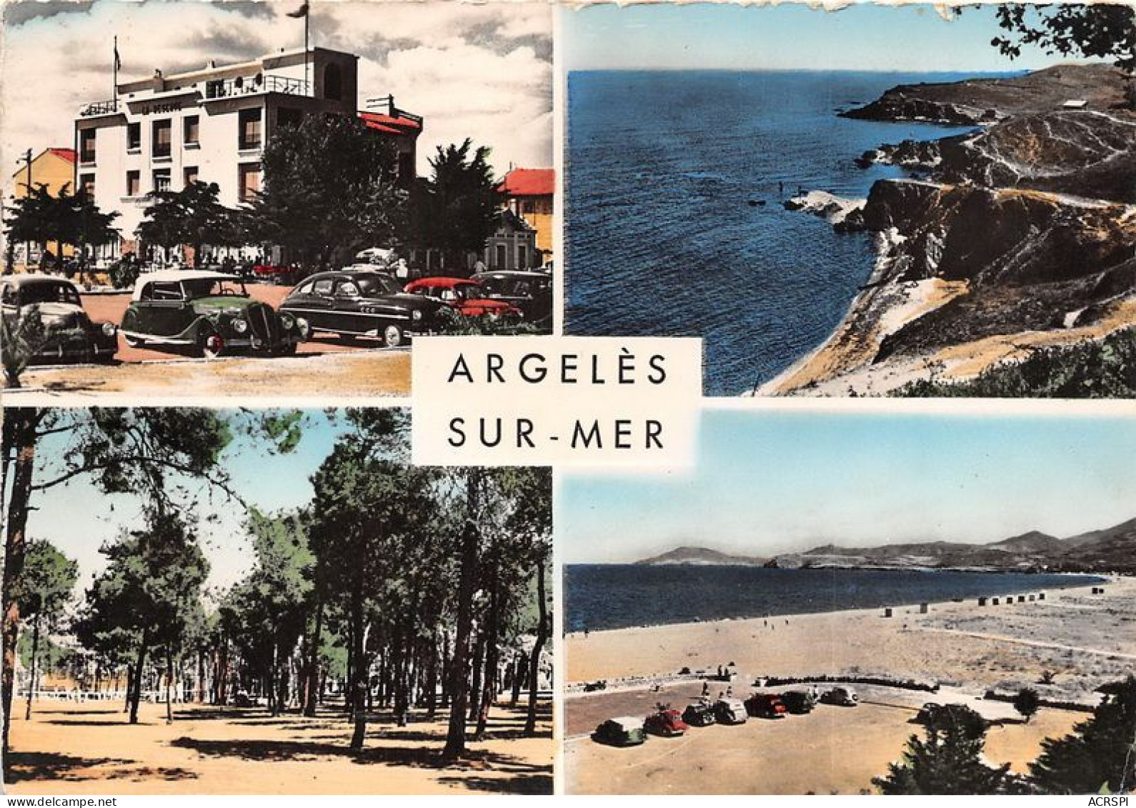 ARGELES SUR MER La Reserve Hotel Restaurant Ouvert Toute L Annee 12(scan Recto-verso) MA1844 - Argeles Sur Mer