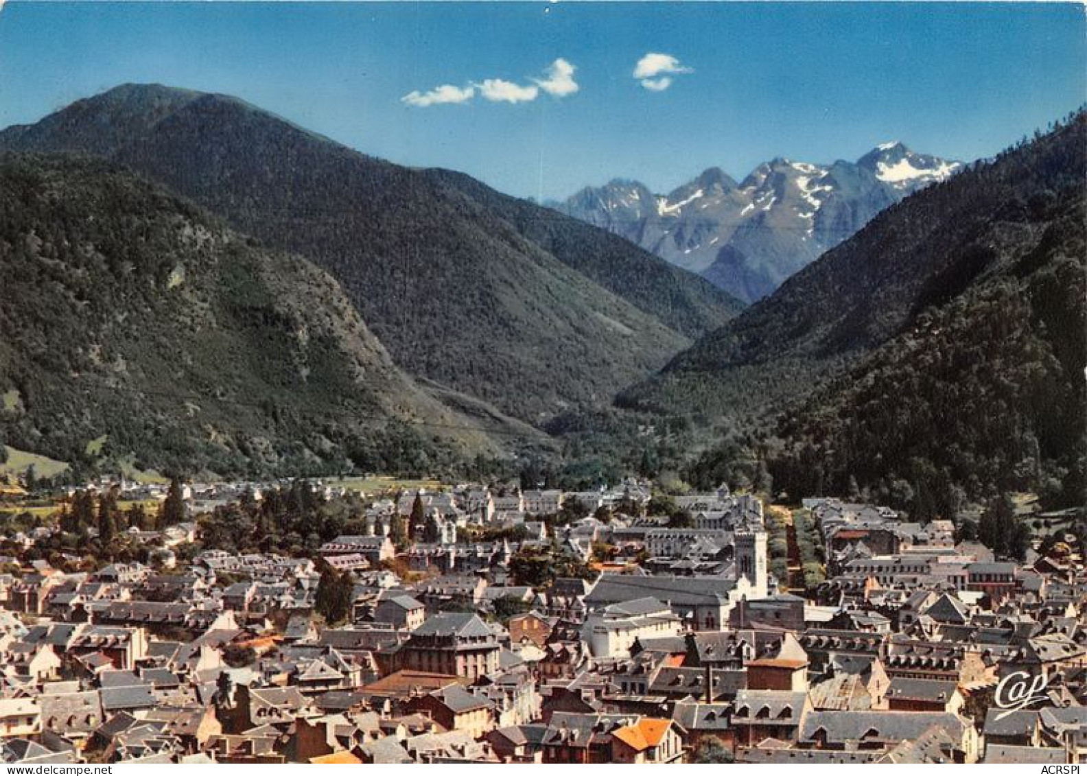 LUCHON Vue Generale Dans Le Fond Le Port De Venasque 4(scan Recto-verso) MA1882 - Luchon