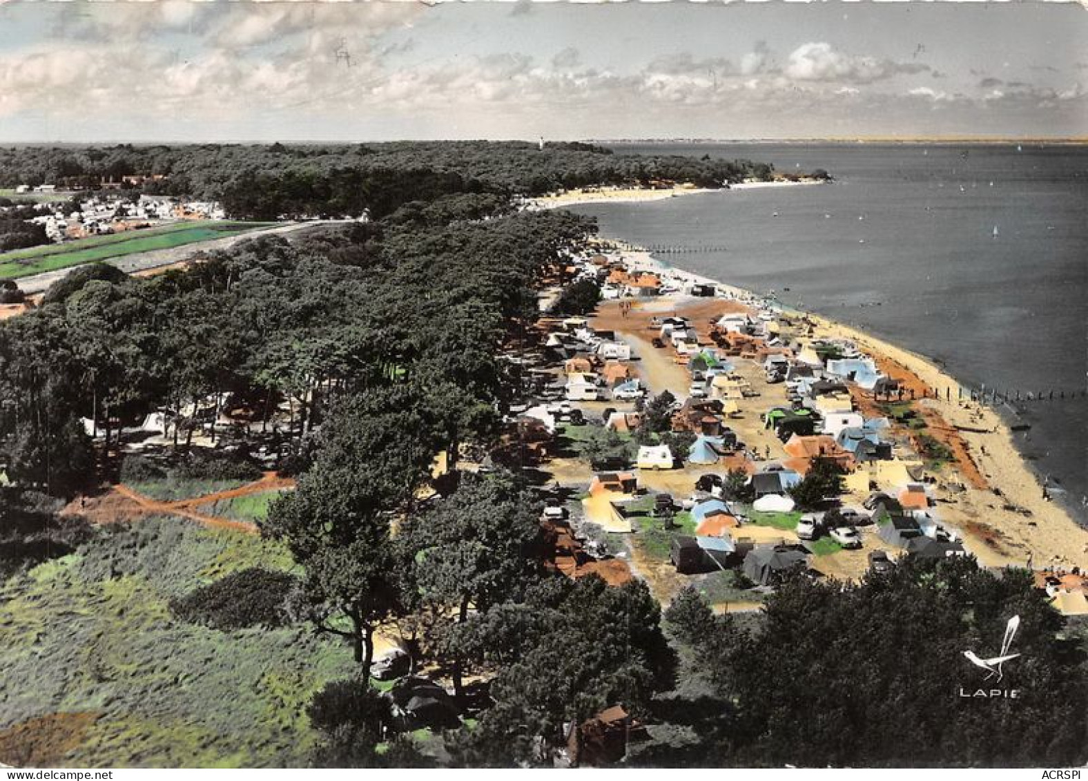 ILE DE NOIRMOUTIER Le Terrain De Camping De La Plage Des Sableaux Et La Pointe St Pierre 29(scan Recto-verso) MA1880 - Ile De Noirmoutier