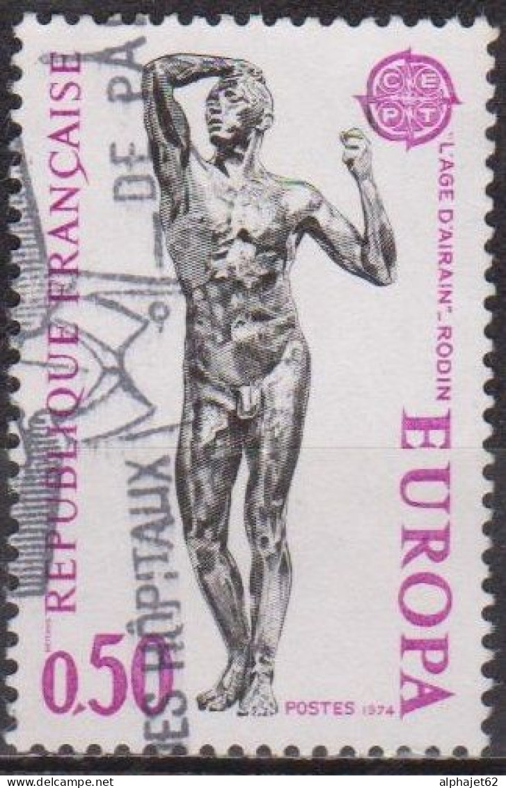 Art, Sculpture - Maillol: L'Air - FRANCE - Rodin: L'Age D'airain -  N° 1789 - 1974 - Used Stamps