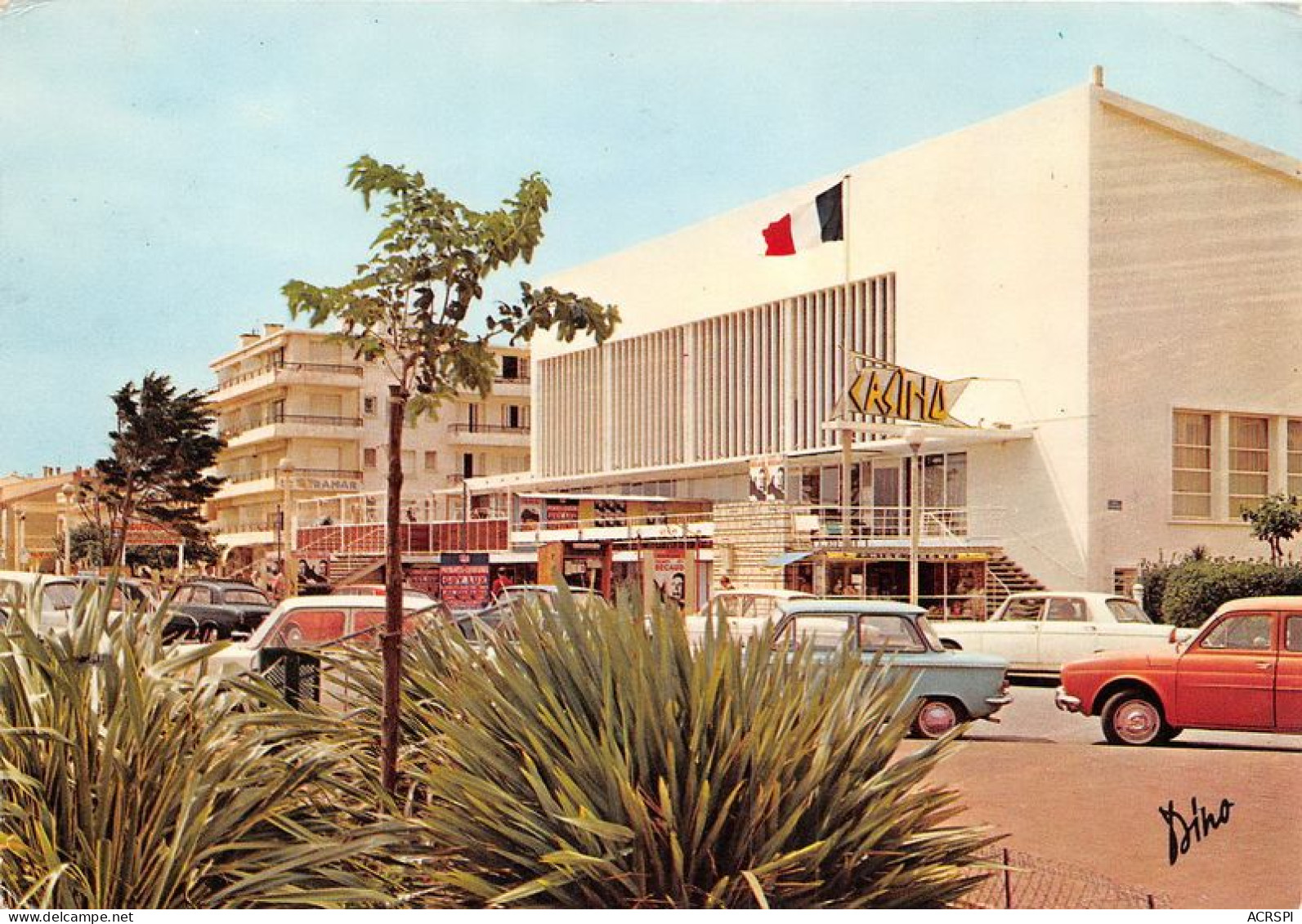 CANET PPLAGE L Aplage Radieuse Le Casino Municipal 31(scan Recto-verso) MA1876 - Canet En Roussillon