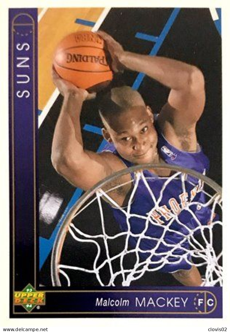 360 Malcolm Mackey - Phoenix Suns - Carte Upper Deck NBA 1993 - Autres & Non Classés