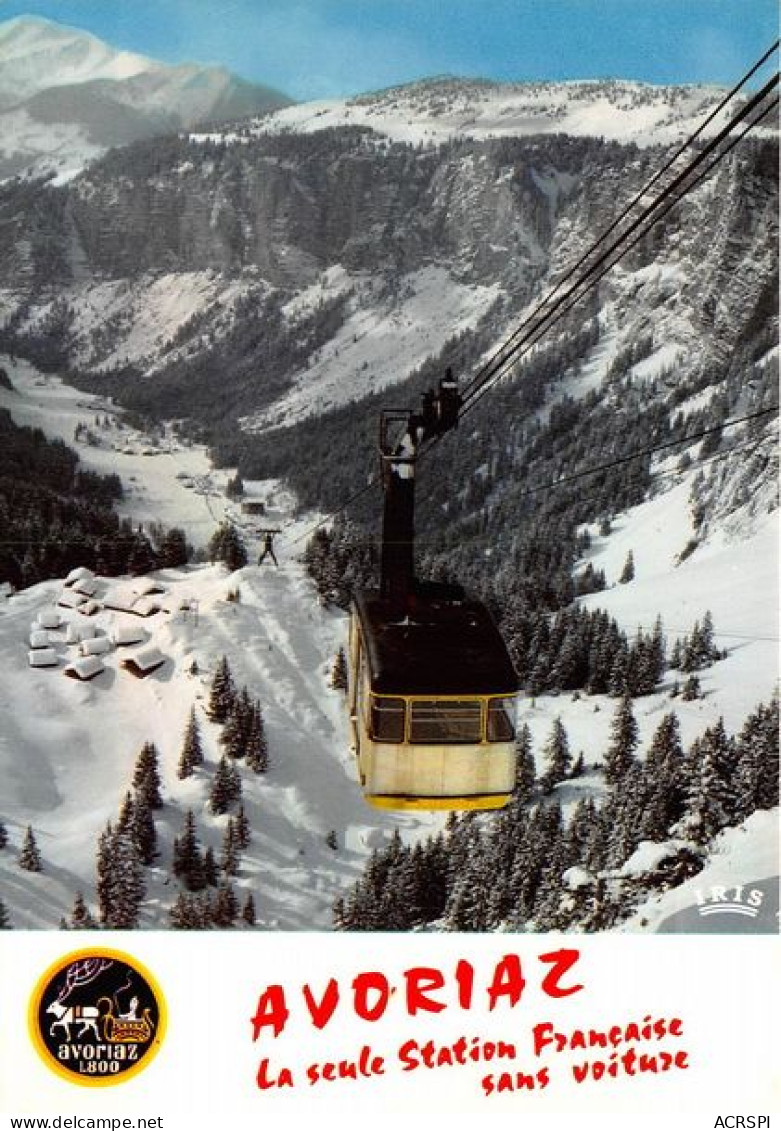 AVORIAZ Le Telepherique 28(scan Recto-verso) MA1865 - Avoriaz