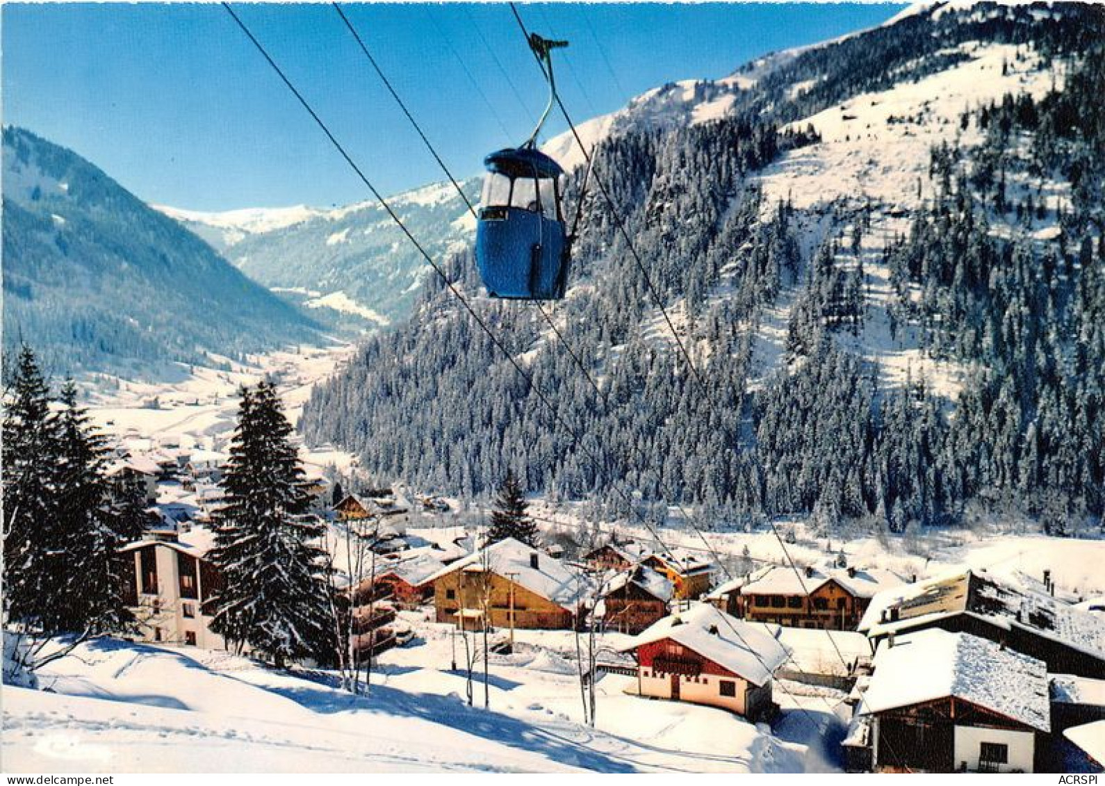 CHATEL Echappee Sur La Vallee De L Essert Telecabine De Super Chatel 29(scan Recto-verso) MA1865 - Châtel