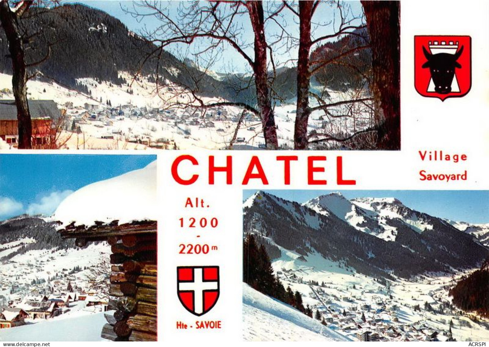 CHATEL Le Village Sous La Neige 26(scan Recto-verso) MA1865 - Châtel