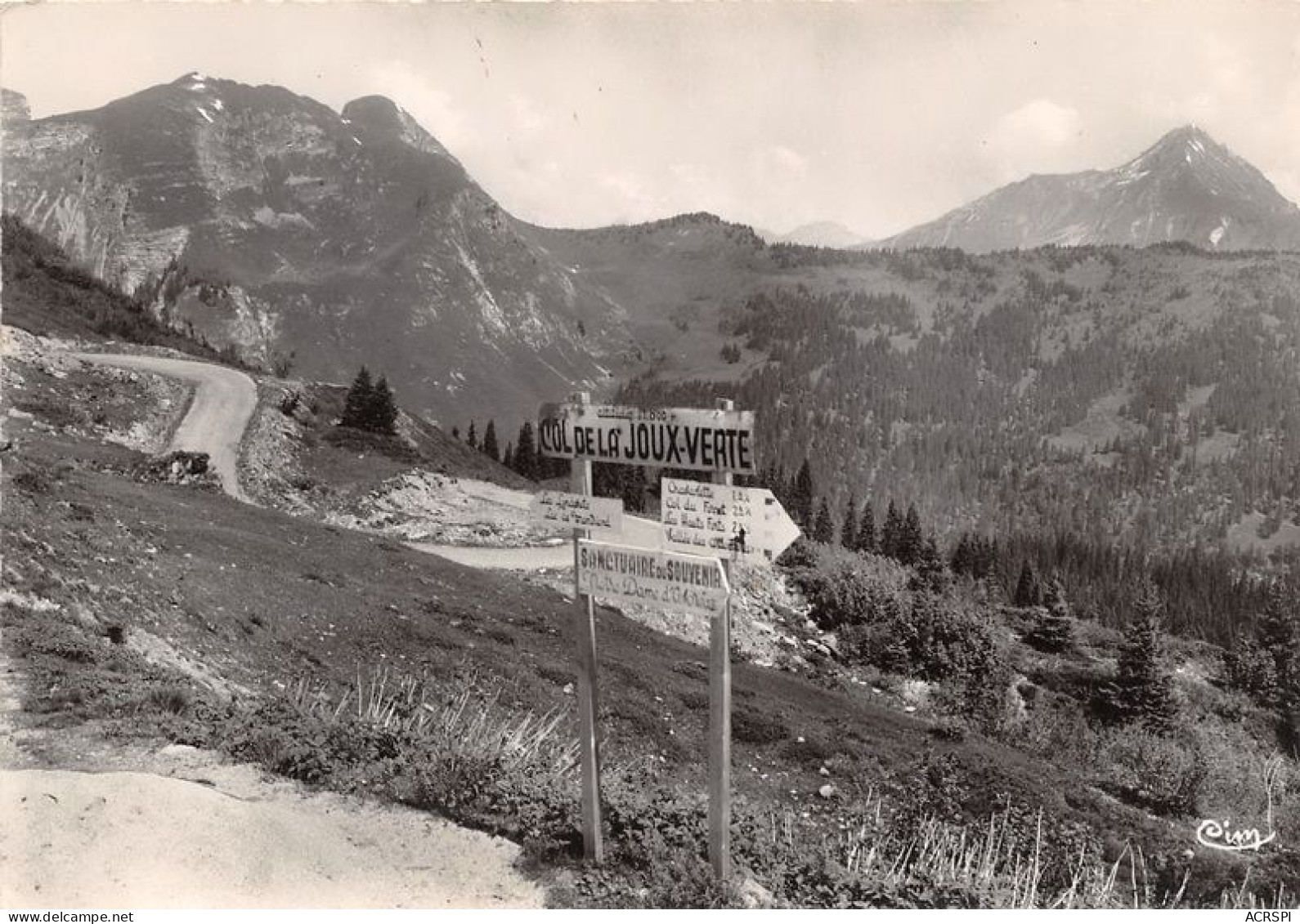 MORZINE Sports D Hiver Le Col De La Joux Verte 4(scan Recto-verso) MA1865 - Morzine