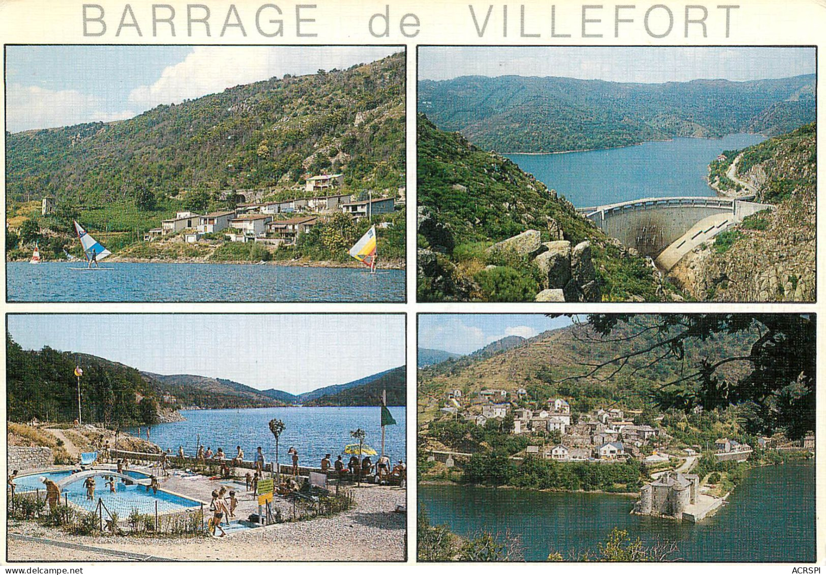 VILLEFORT Le Barrage De Bayard   24   (scan Recto-verso)MA1898Ter - Villefort