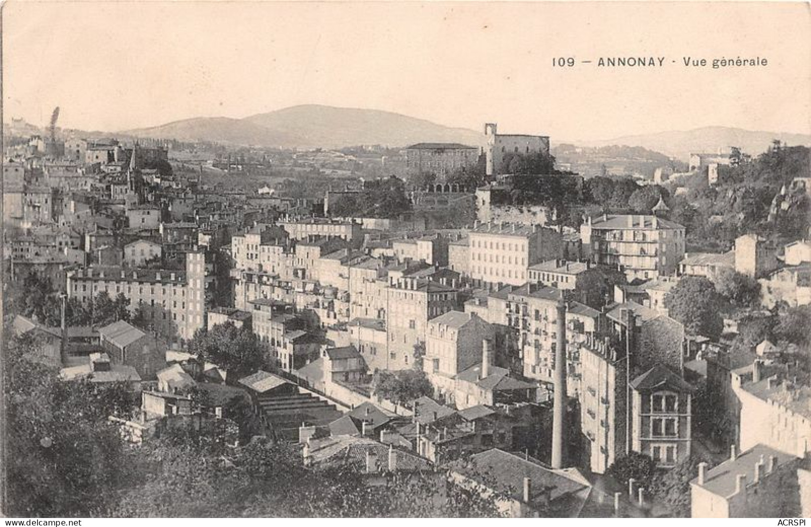 ANNONAY Vue Generale 5(scan Recto-verso) MA1895 - Annonay